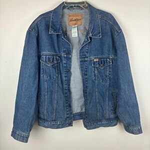 Levi Strauss Signature classic blue denim jeans jacket-Men’s Large